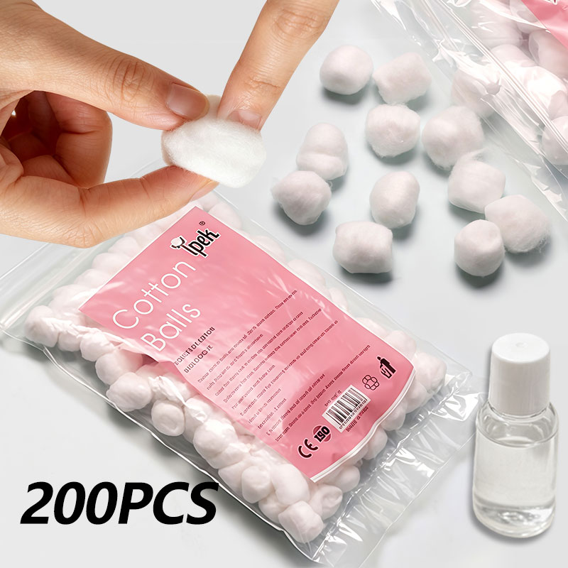 Nail Art Remover - Boules de coton pour dissolvant de