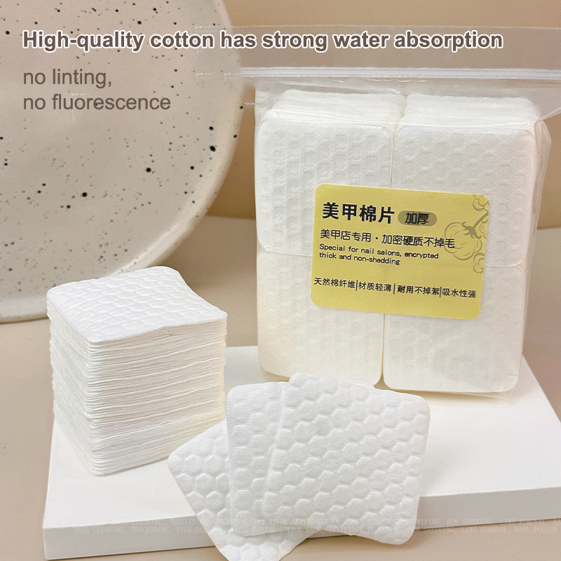 Nail Art Remover - Tampons de coton professionnels épais, 200/500