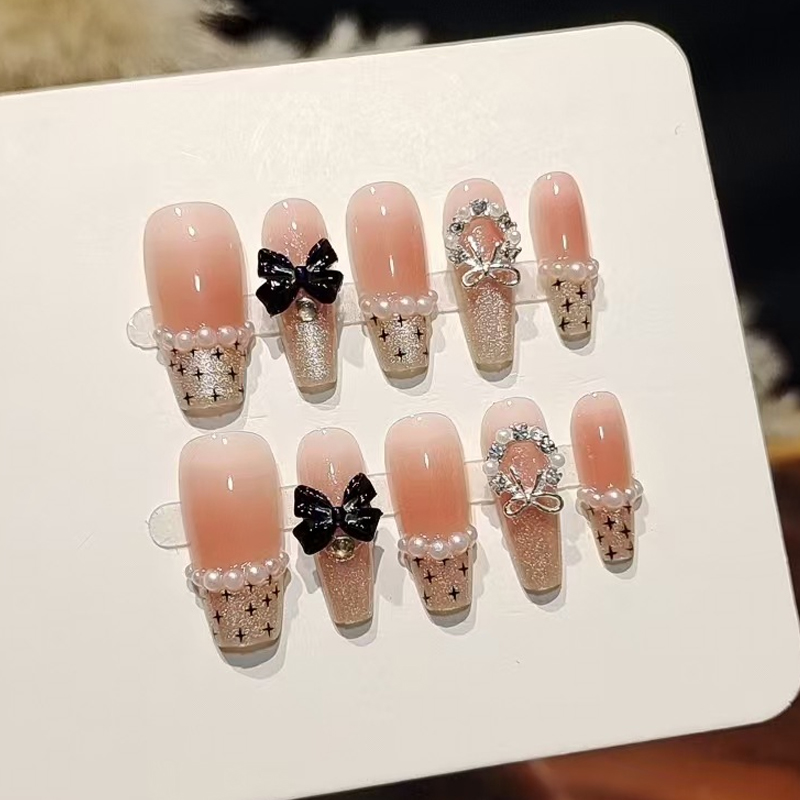 Nail Art Fake - 10 pièces de faux ongles à