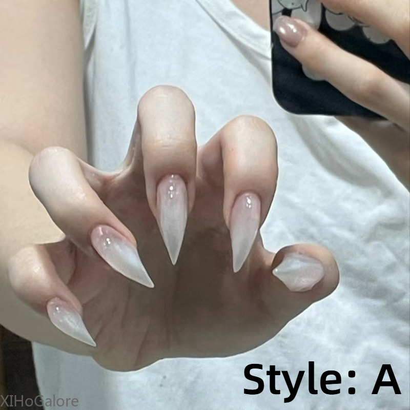 Nail Art Fake - Nouveaux faux ongles courts en acrylique,