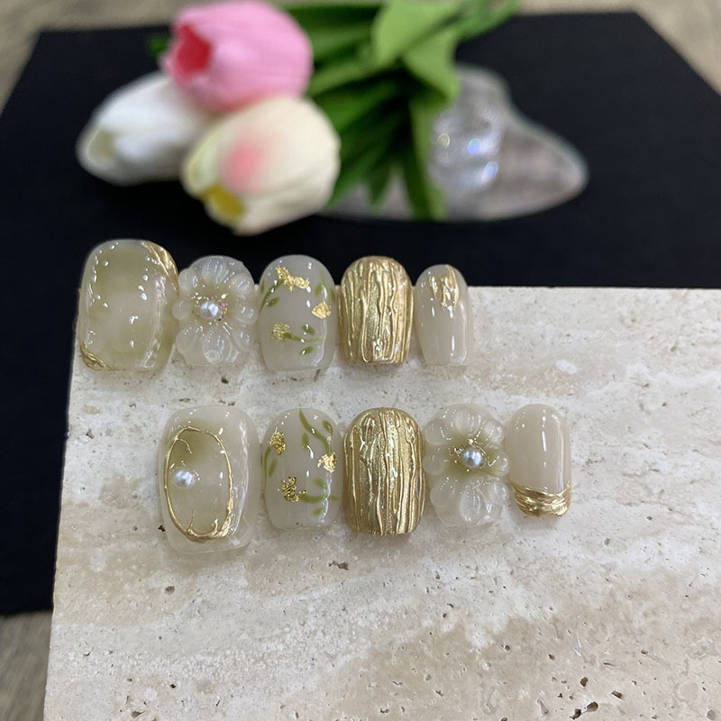 10 faux ongles papillon fleuri - Nail Art Fake avis et prix