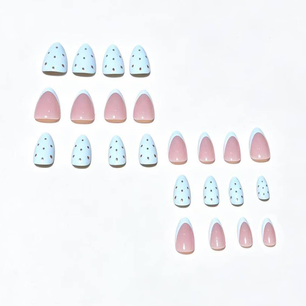 24 pièces d'ongles artificiels - Press On Nail Set avis et prix