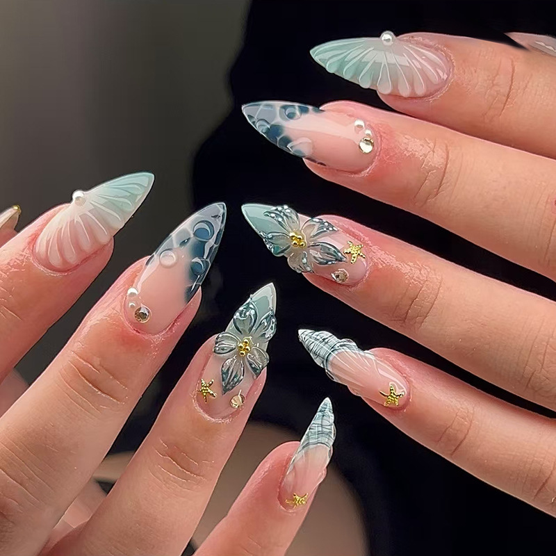 24 pièces portable presse sur  - Press On Nail Set avis et prix