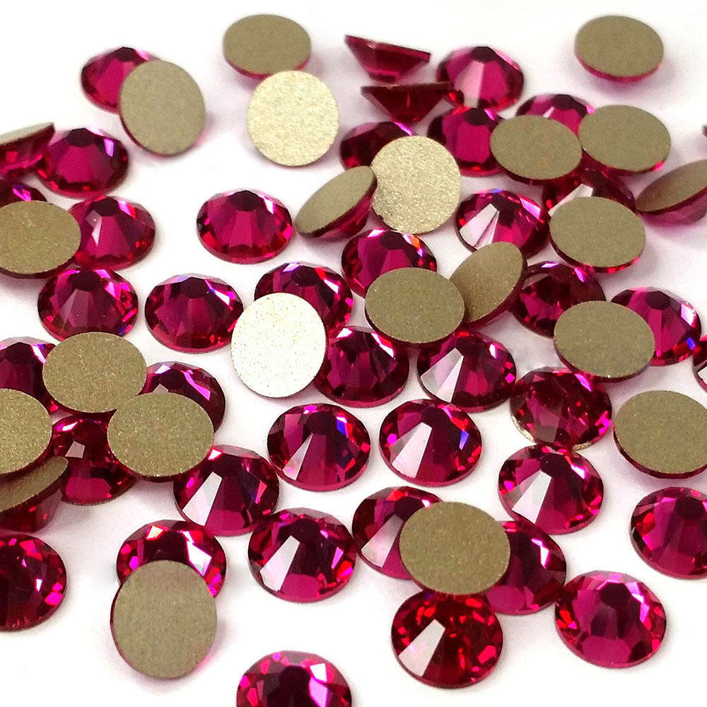 Strass en verre Fuchsia SS3-SS - Nail Art Fuchsia avis et prix