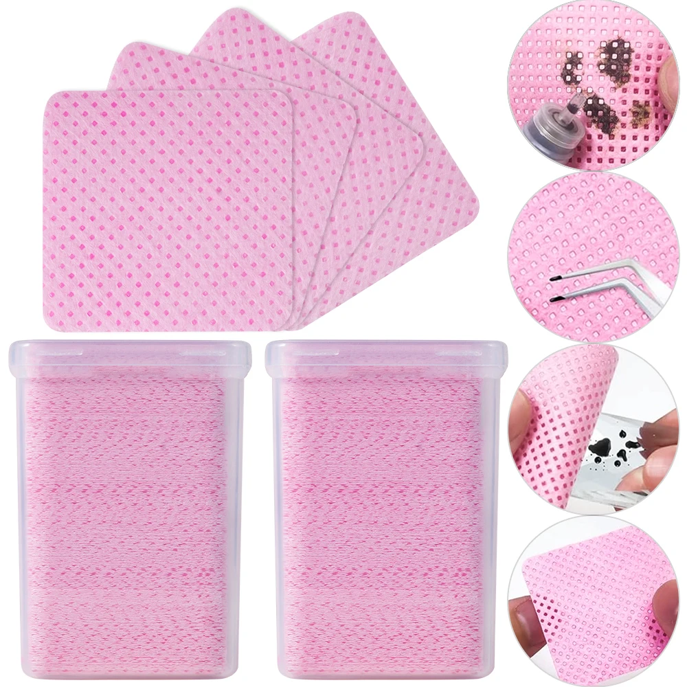 200 Lingettes Roses Anti-Peluc - Nail Art Remover avis et prix