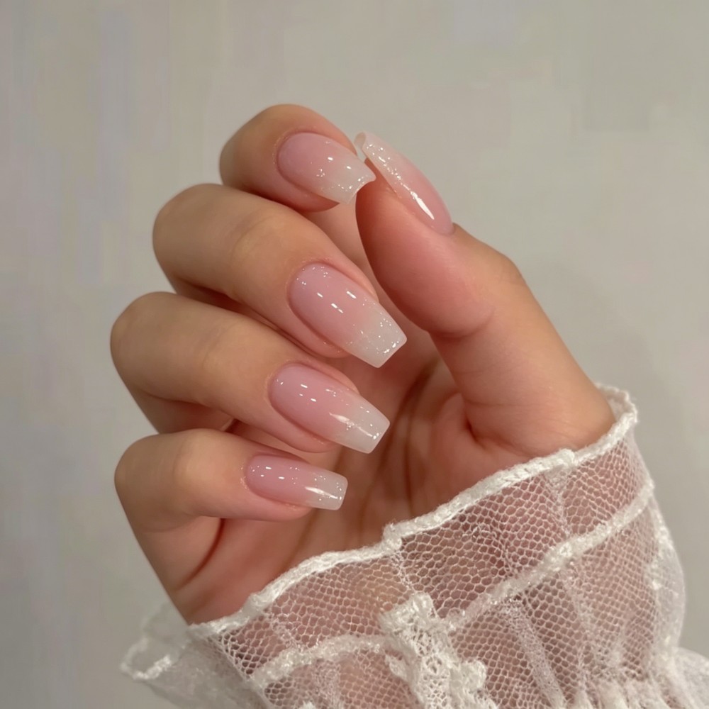 24 faux ongles dégradés, style - Press On Nail Set avis et prix