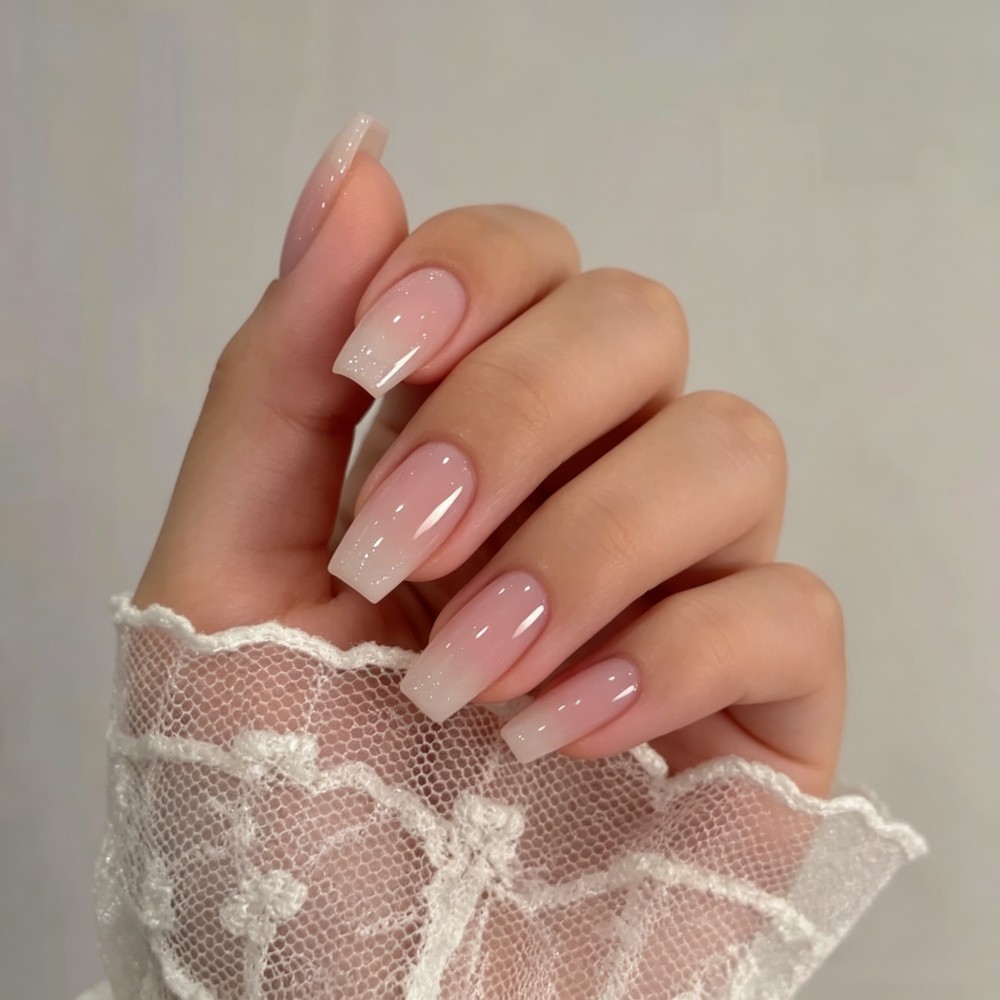 24 faux ongles dégradés, style - Press On Nail Set avis et prix