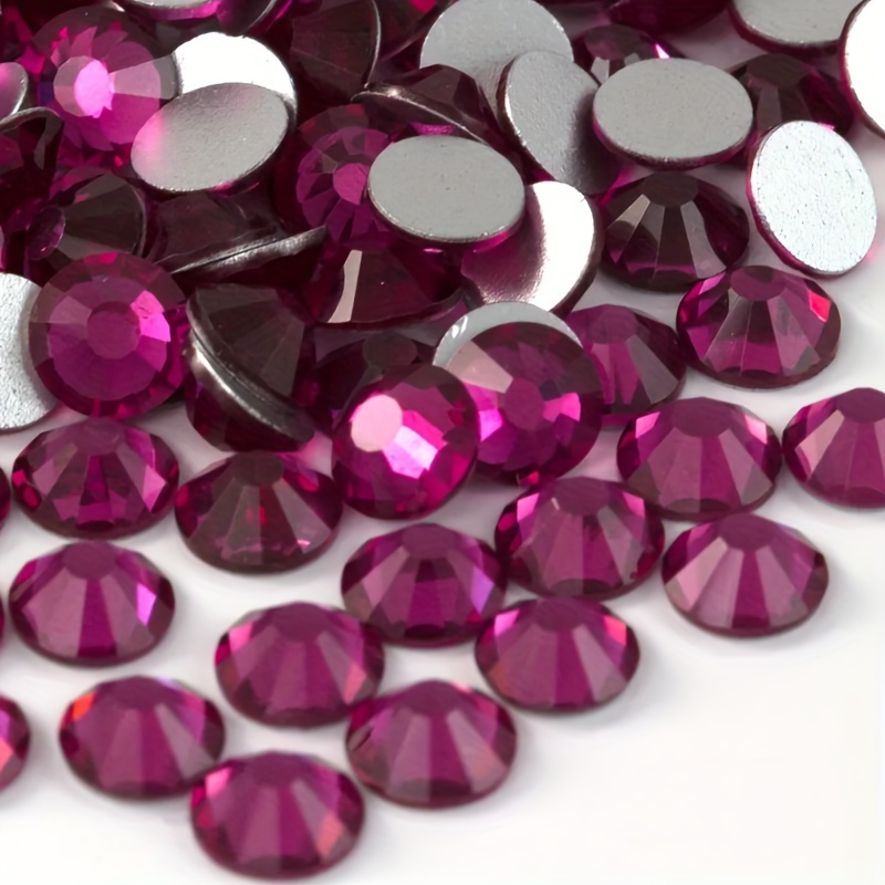 1440 pièces SS4-SS40 Strass à  - Nail Art Fuchsia avis et prix