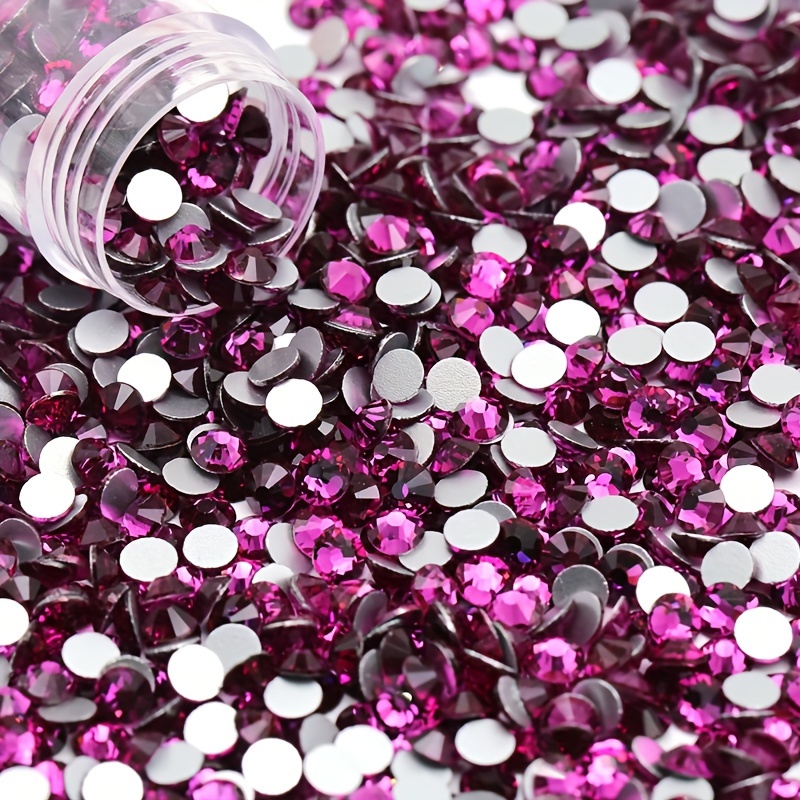 1440 pièces SS4-SS40 Strass à  - Nail Art Fuchsia avis et prix