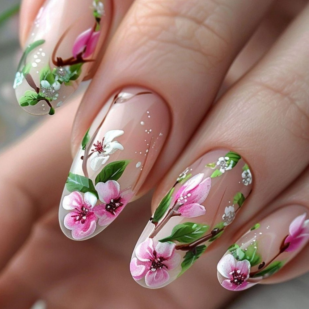 Fausse presse d'amande courte  - Press On Nail Set avis et prix