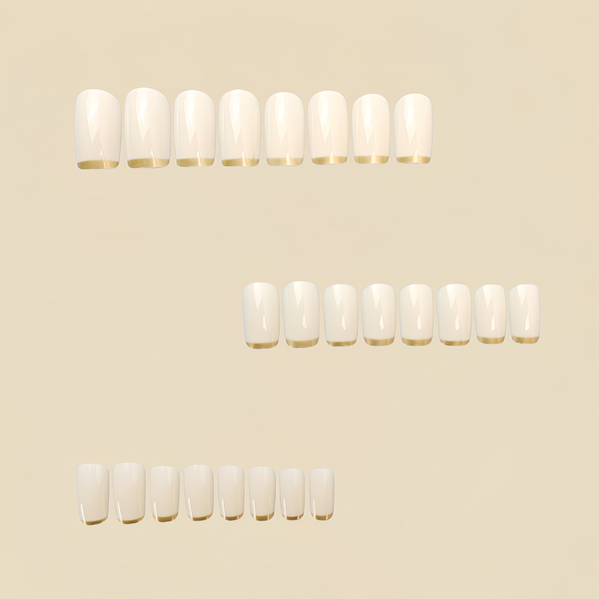 Faux ongles moyens pour femmes - Press On Nail Set avis et prix