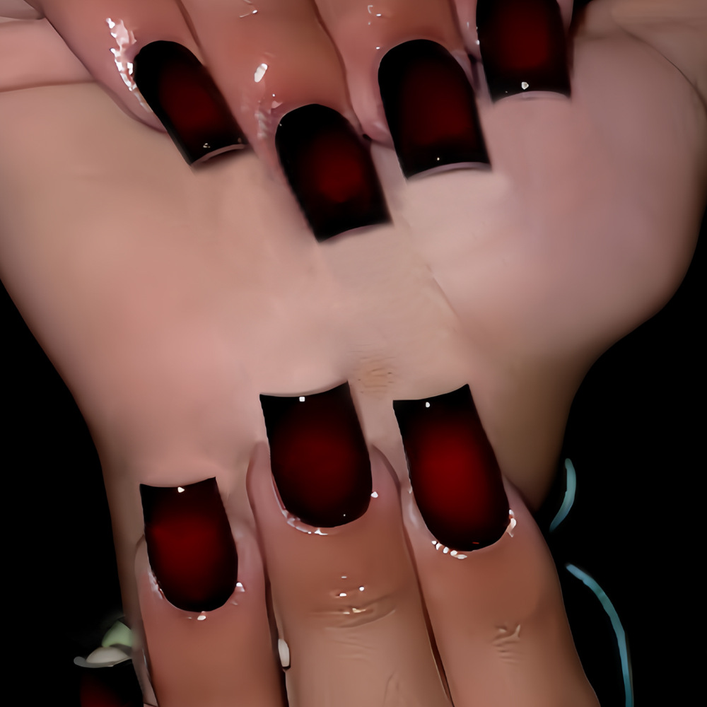 Faux ongles carrés courts pour - Press On Nail Set avis et prix
