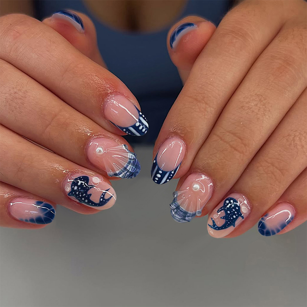 24 faux ongles en gel 3D en fo - Nail Art Fake avis et prix