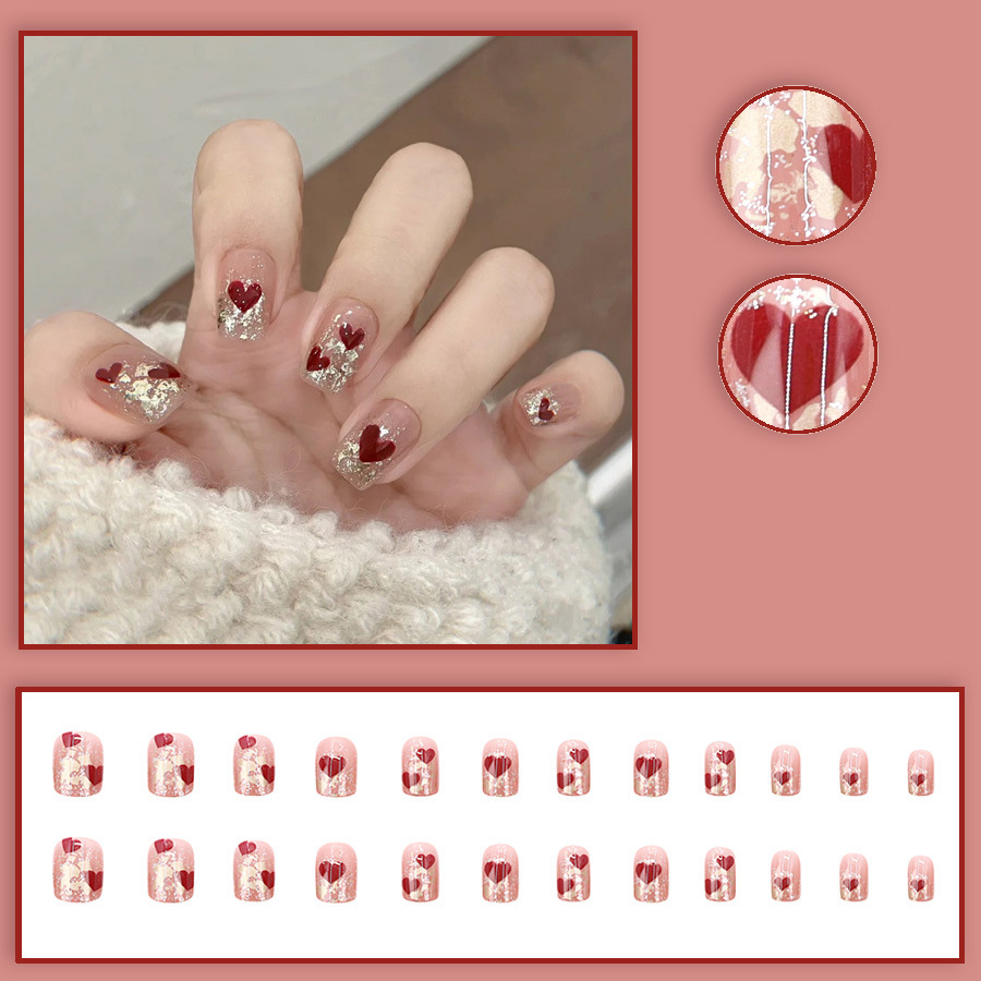 24 pièces/ensemble Faux ongles - Press On Nail Set avis et prix