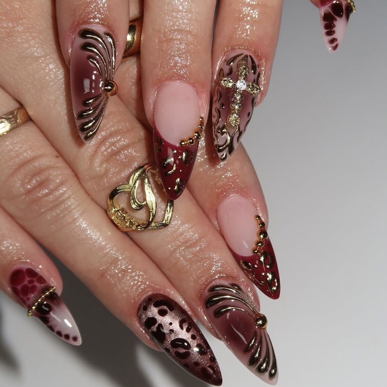 Faux ongles moyens pour femmes - Press On Nail Set avis et prix