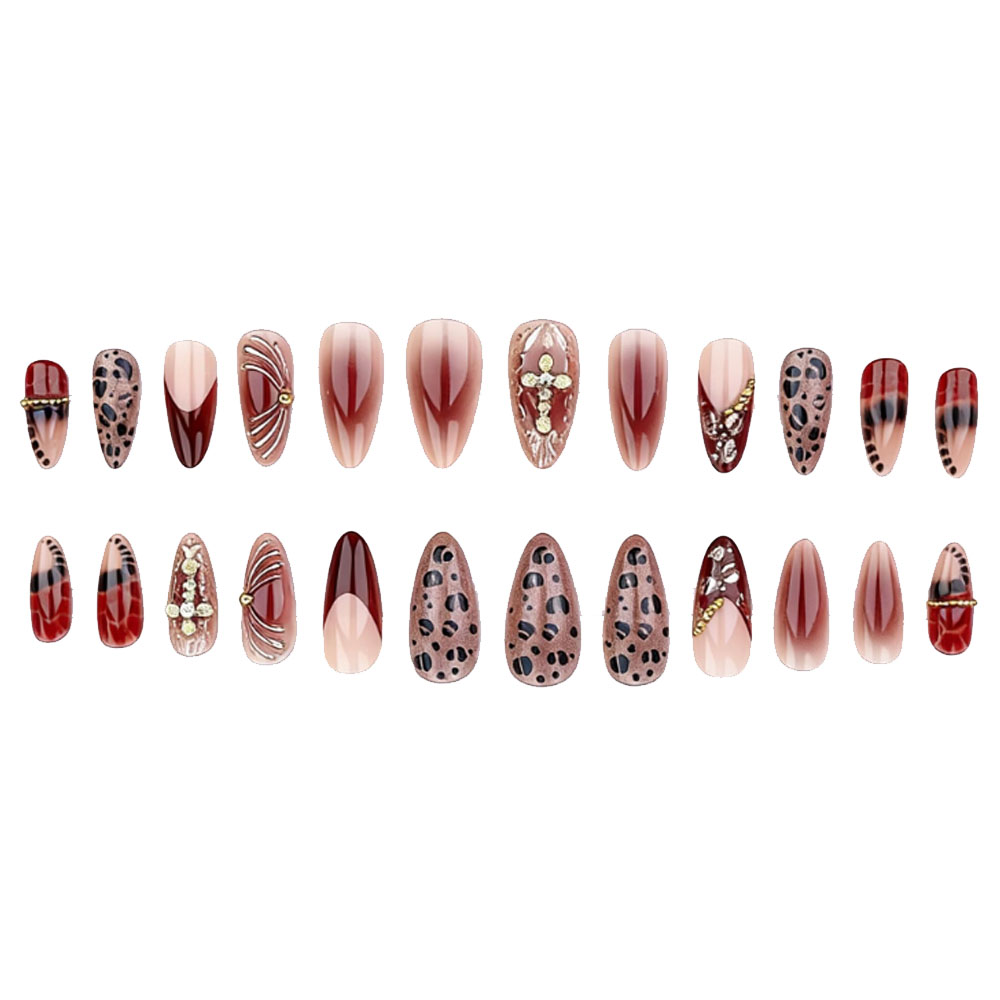 Faux ongles moyens pour femmes - Press On Nail Set avis et prix