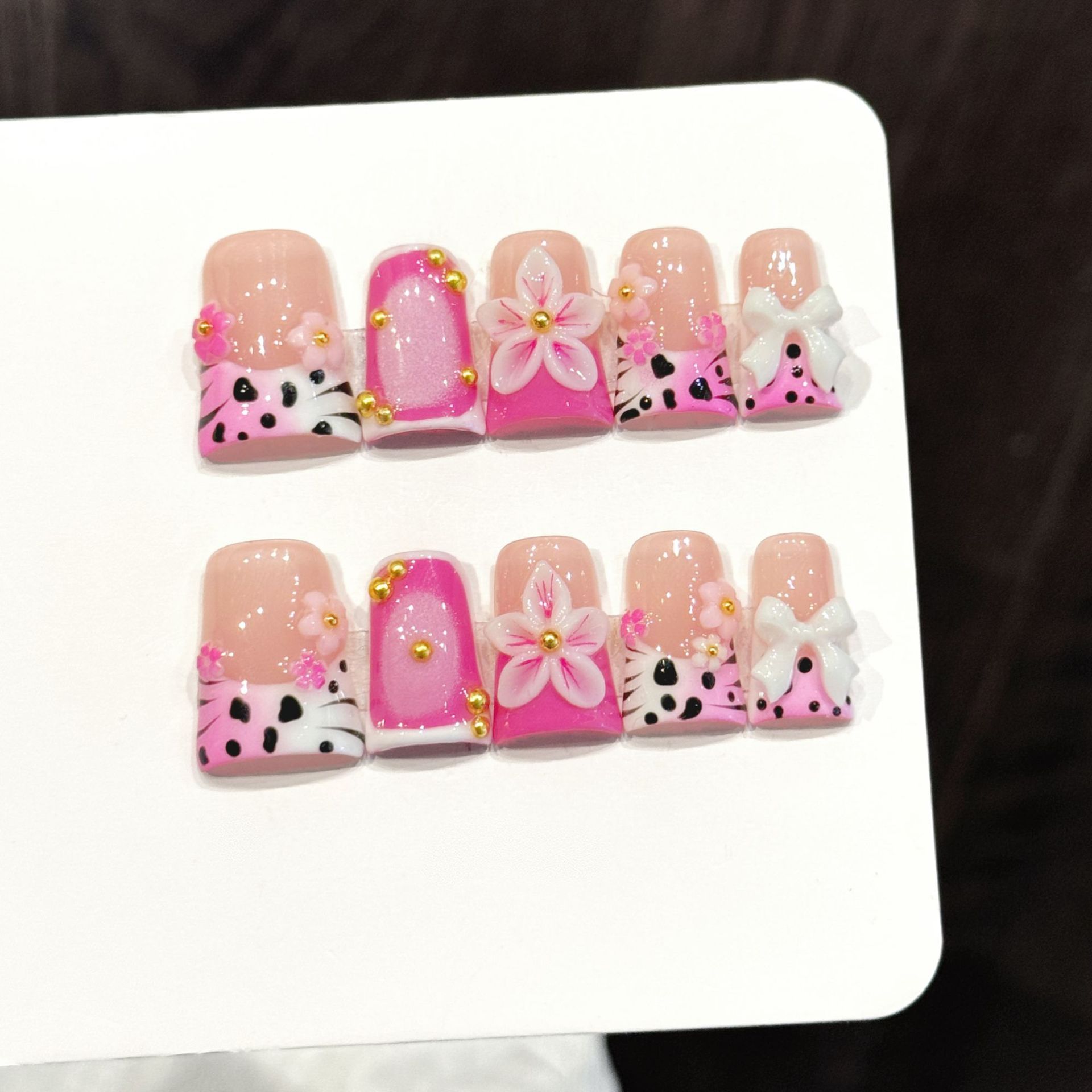 10 pièces Style océan faux ong - Press On Nail Set avis et prix