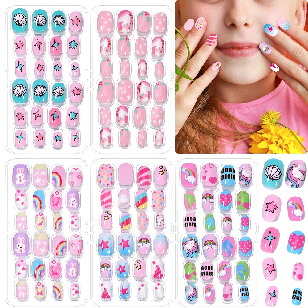 120 pièces 5 ensembles bonbons - Press On Nail Set avis et prix