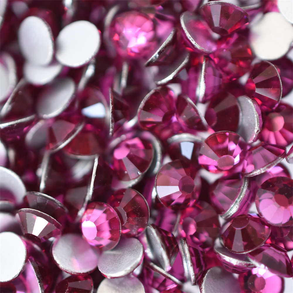 Strass rose Po Fushia en verre - Nail Art Fuchsia avis et prix