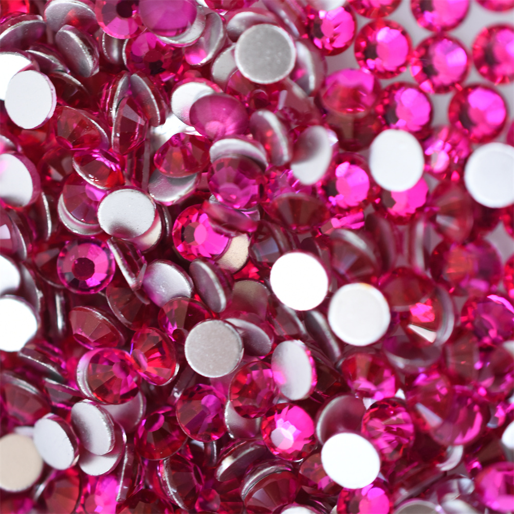 Strass rose Po Fushia en verre - Nail Art Fuchsia avis et prix