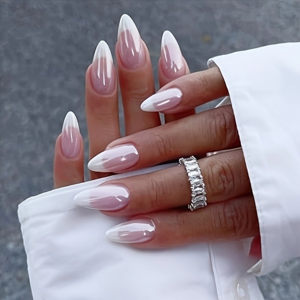24 faux ongles à presser blanc - Press On Nail Set avis et prix