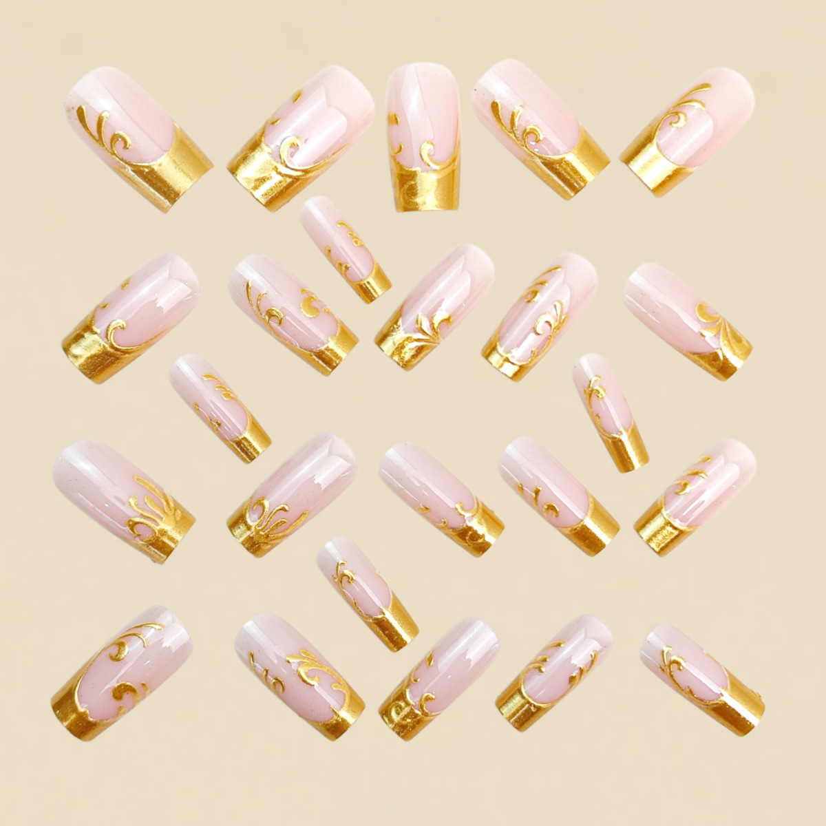 Faux ongles moyennement longs  - Press On Nail Set avis et prix